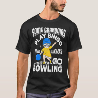 Sommige oma's spelen bingo Real Grandmas gaan Bowl T-shirt