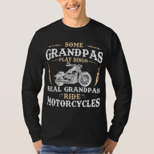 sommige opa ' s spelen bingo real grandpas ride mo t-shirt