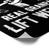 Sommige opa's spelen bingo Echte opa's heffen gewi Poster (Hoek)