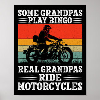 Sommige opa's spelen bingo echte opa's rijden op m poster