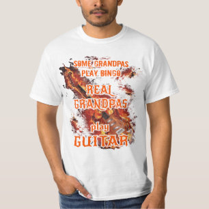 Sommige opa's spelen bingo, echte opa's spelen git t-shirt