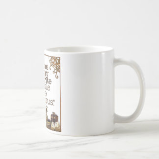 "Sommige van mijn favoriete mensen zijn fictief." Koffiemok