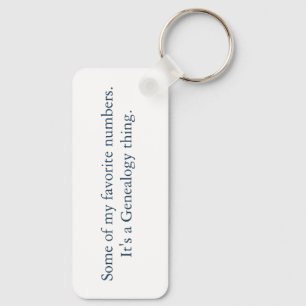 Sommige van mijn favoriete nummers sleutelhanger