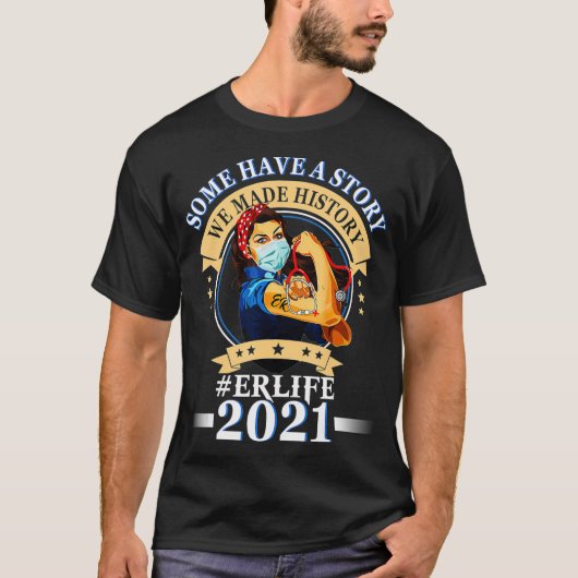Sommigen hebben een verhaal dat we geschiedenis he t-shirt (Voorkant)
