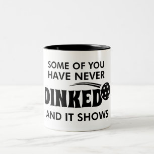 Sommigen van jullie hebben nog nooit gedukt en het tweekleurige koffiemok