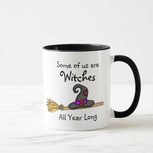 Sommigen van ons zijn het hele jaar lang Witches Mok (Rechts)