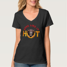 Sommigen vinden het heet - Vrouwen Basic V-Neck T-