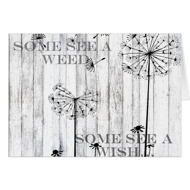 Sommigen zien een onkruid (Voorkant Horizontaal)