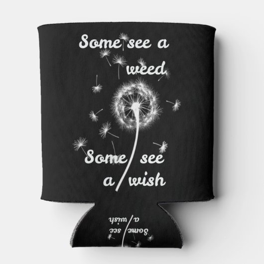 Sommigen zien een onkruid, sommigen zien een wense blikjeskoeler (Achterkant)