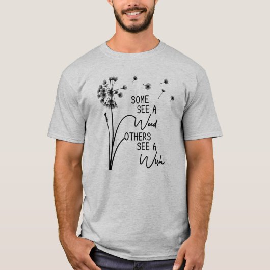 Sommigen zien een wind, anderen zien een wenszwart t-shirt (Voorkant)