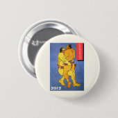 SomObama 2012 Ronde Button 5,7 Cm (Voorkant /achterkant)