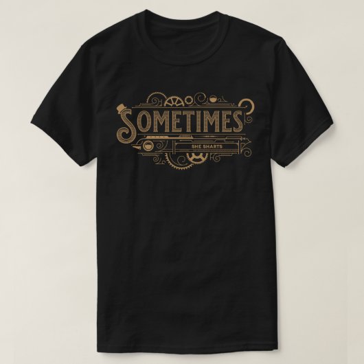 Soms begint ze t-shirt (Design voorkant)