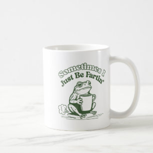 Soms ben ik gewoon een scheet latende kikker humor koffiemok
