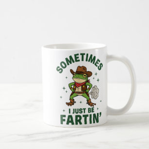 Soms ben ik gewoon grappig schijterig Western Cowb Koffiemok