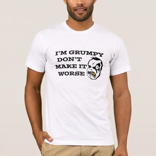 Soms doe ik alsof ik normaal T-Sh ben T-shirt (Voorkant)