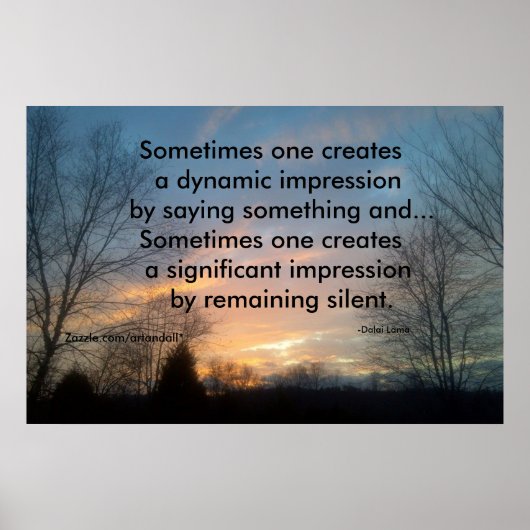 SOMS ÉÉN CREËER DALAI LAMA POSTER (Voorkant)