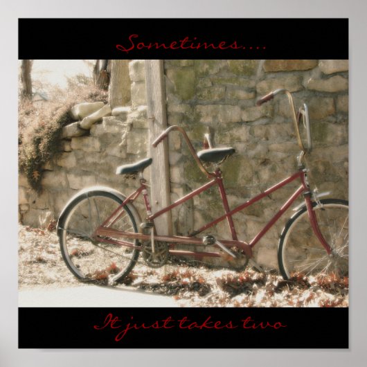 Soms.... Het kost slechts twee Poster (Voorkant)