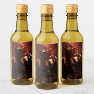Soms is het de hel - Cowboy Wijn Etiket