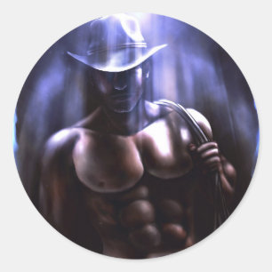 Soms is het de hemel - Cowboy Ronde Sticker