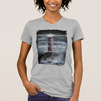 Soms kalmeert God het Storm T-shirt