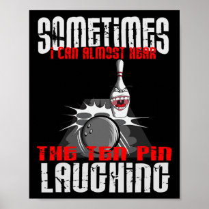 Soms kan ik bijna tien spelden horen lachen bij B Poster