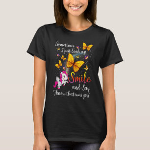 Soms kijk ik gewoon op glimlach en zeg ik dat ik d t-shirt