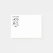 Soms komen mensen in je leven post-it® notes (Voorkant)