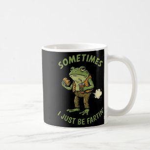 Soms laat ik gewoon een scheet Frog Vintage Grappi Koffiemok