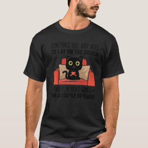 Soms moet je gewoon op de bank blijven hangen t-shirt