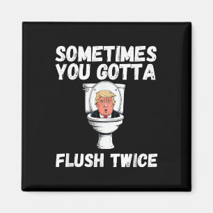 Soms moet je twee keer grappig anti Trump E doorsp Magneet