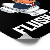 Soms moet je twee keer grappig anti Trump M doorsp Poster (Hoek)