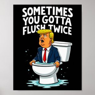 Soms moet je twee keer spoelen 1 poster