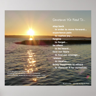 Soms moeten we... religieus poster