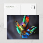 Soms Mooi briefkaart (penselen) (Voorkant / Achterkant)