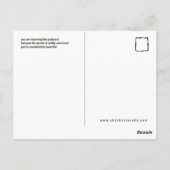 Soms Mooi briefkaart (zonnebloem) (Achterkant)