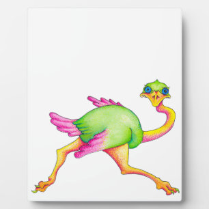 Soms Ostrich Fotoplaat
