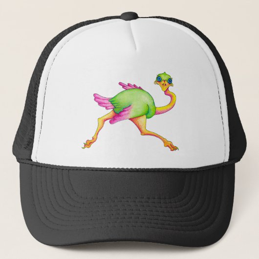Soms Ostrich Trucker Pet (Voorkant)