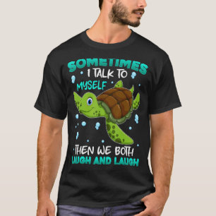 Soms praat ik met mezelf, we lachen allebei en lac t-shirt