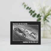 Soms rijd je op de fiets... briefkaart (Staand voorkant)