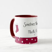 Soms Stout Meestal Schattig Mok (Voorkant links)