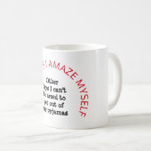 Soms verbaast het me dat ik me gepersonaliseerd vo koffiemok (Voorkant rechts)