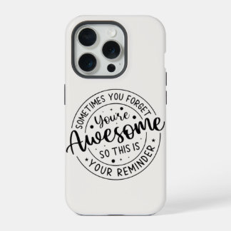 Soms vergeet je je Geweldige iPhone 15 Pro Hoesje