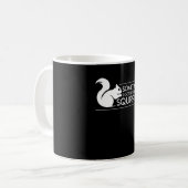 Soms vervormde eekhoorn Lover Koffiemok (Voorkant links)