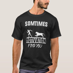 Soms vindt motivatie je leeuw peuter jongen t-shirt