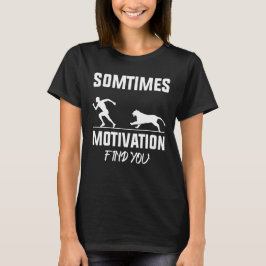 Soms vindt motivatie je Lion Peuter King T-shirt