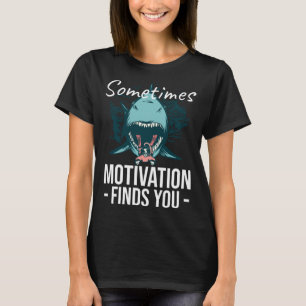 Soms vindt Motivation je haai snorkelen SW T-shirt