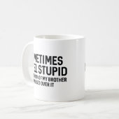 Soms voel ik me stom koffiemok (Voorkant links)