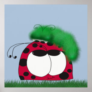 Soms voorkomende Vrienden Ladybug en Caterstyle Poster
