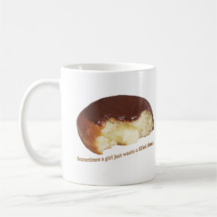 Soms wil een meisje gewoon een gevulde donut koffiemok