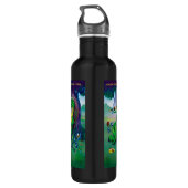 Soms wint de Draak Waterfles (Achterkant)